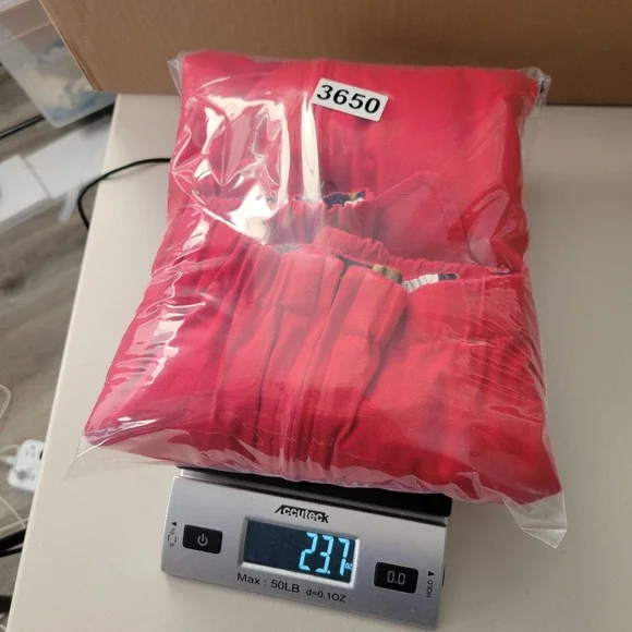 VTG Tommy Hilfiger Reversible Nautical Sailboat Bomber Jacket Red Navy Mens M - Picture 13 of 13